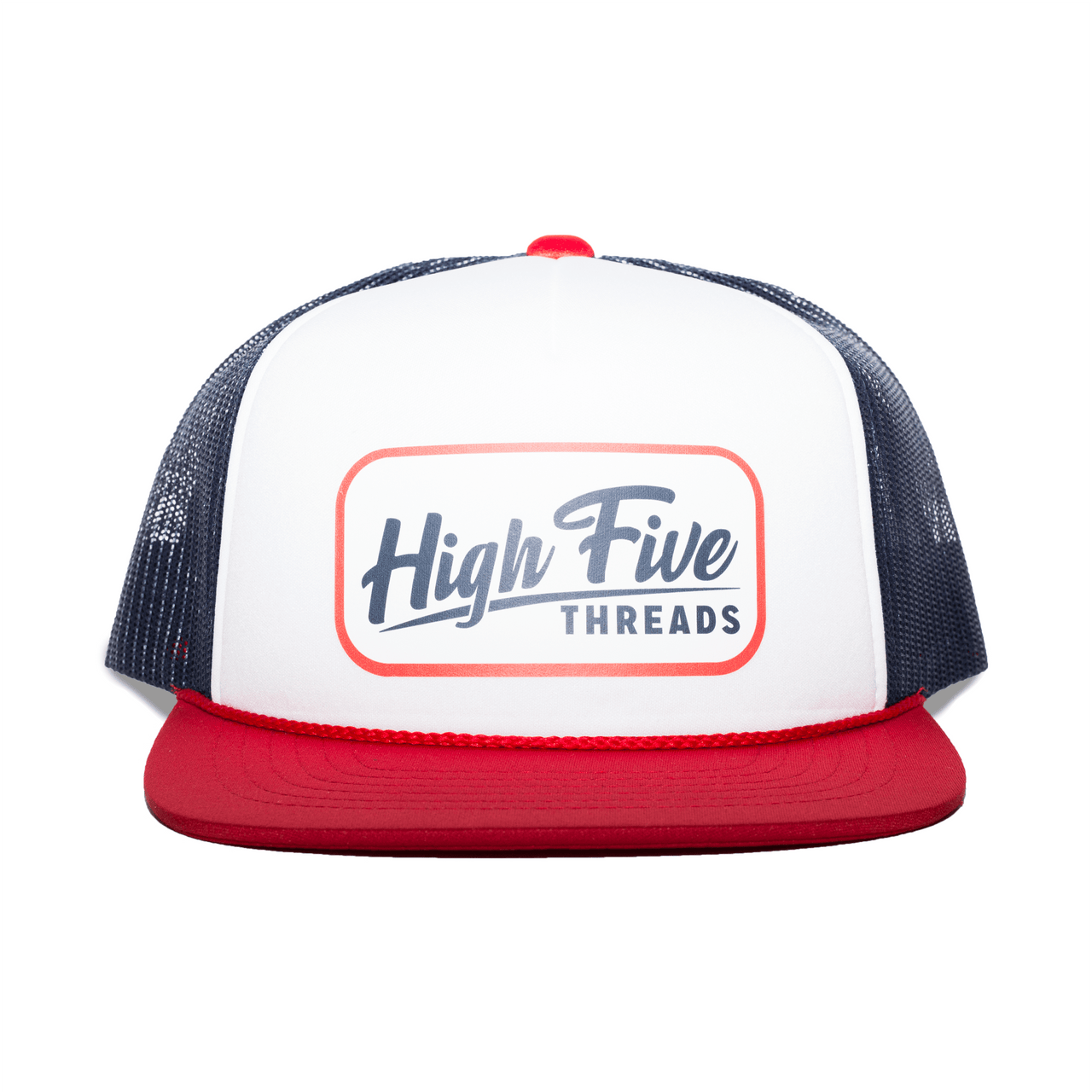 Red, White and Blue Trucker