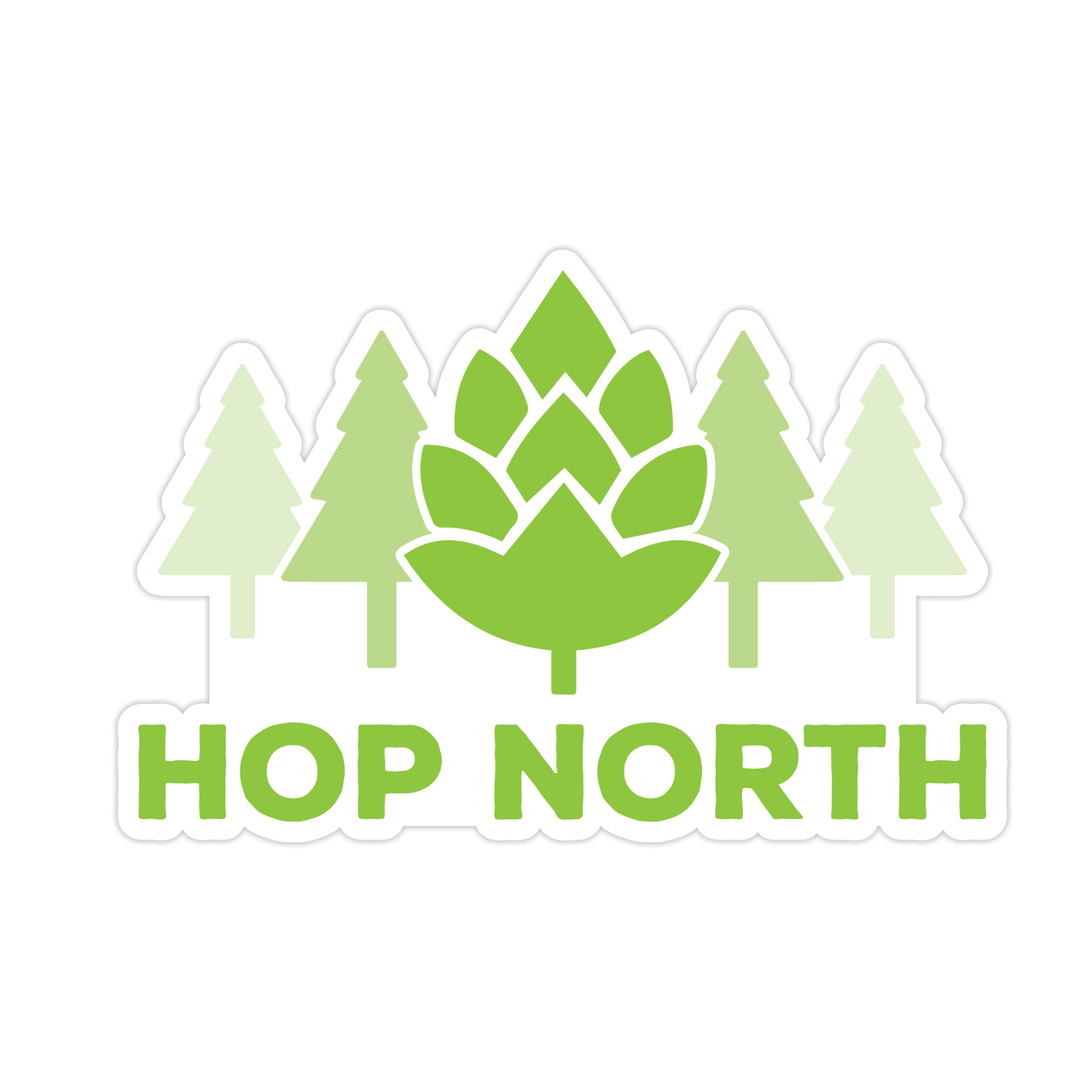 Hop North Sticker