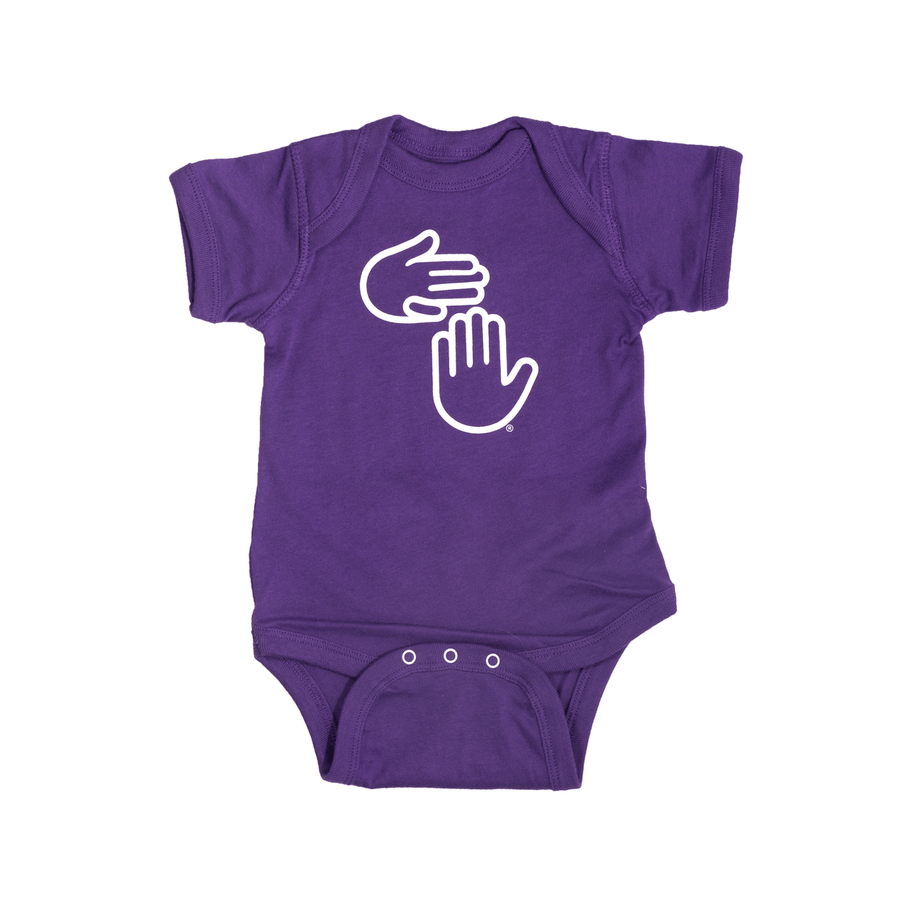 Michigan Hands Onesie (Purple)