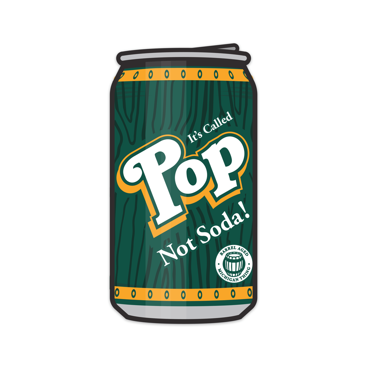 It's Called Pop Not Soda Sticker