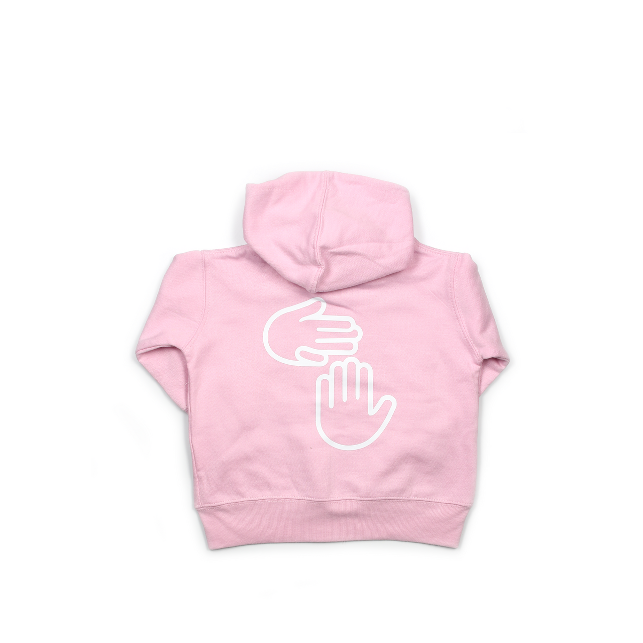 Michigan Hands Toddler Zip Hoodie (Pink)