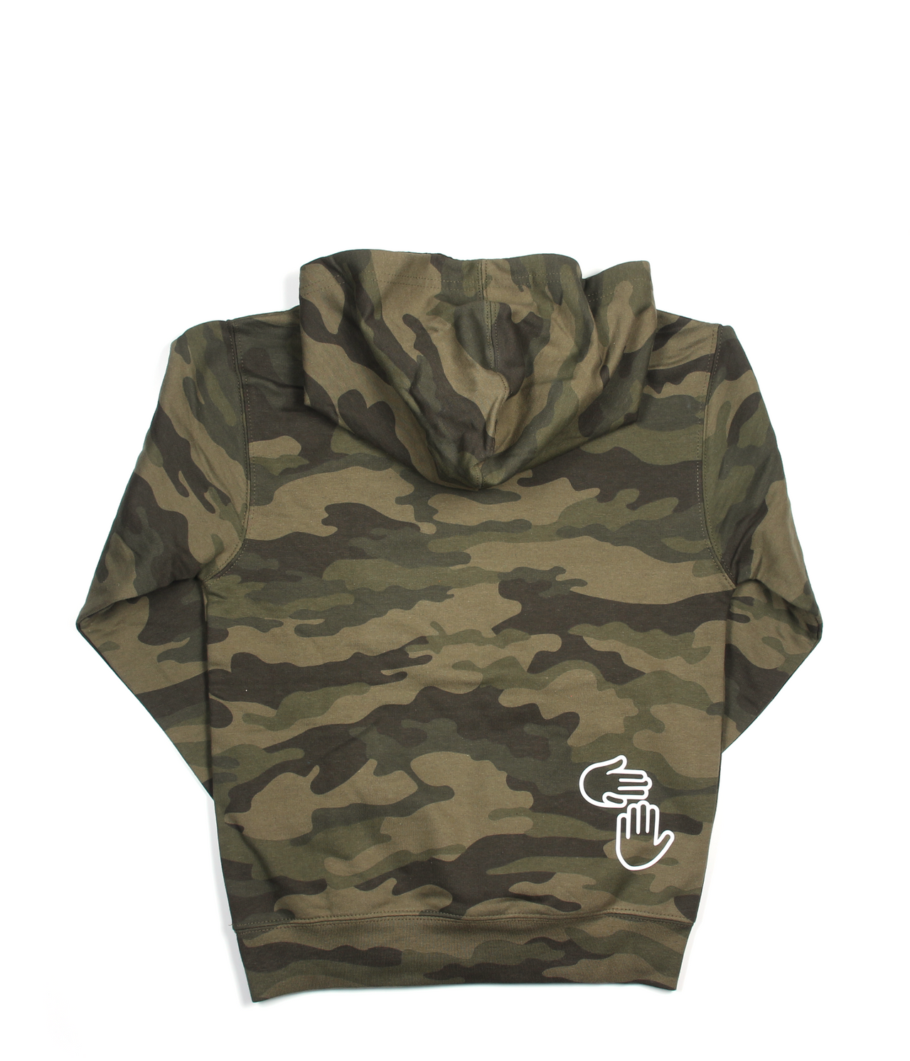 Michigan Hands Youth Pullover Hoodie (Camo)