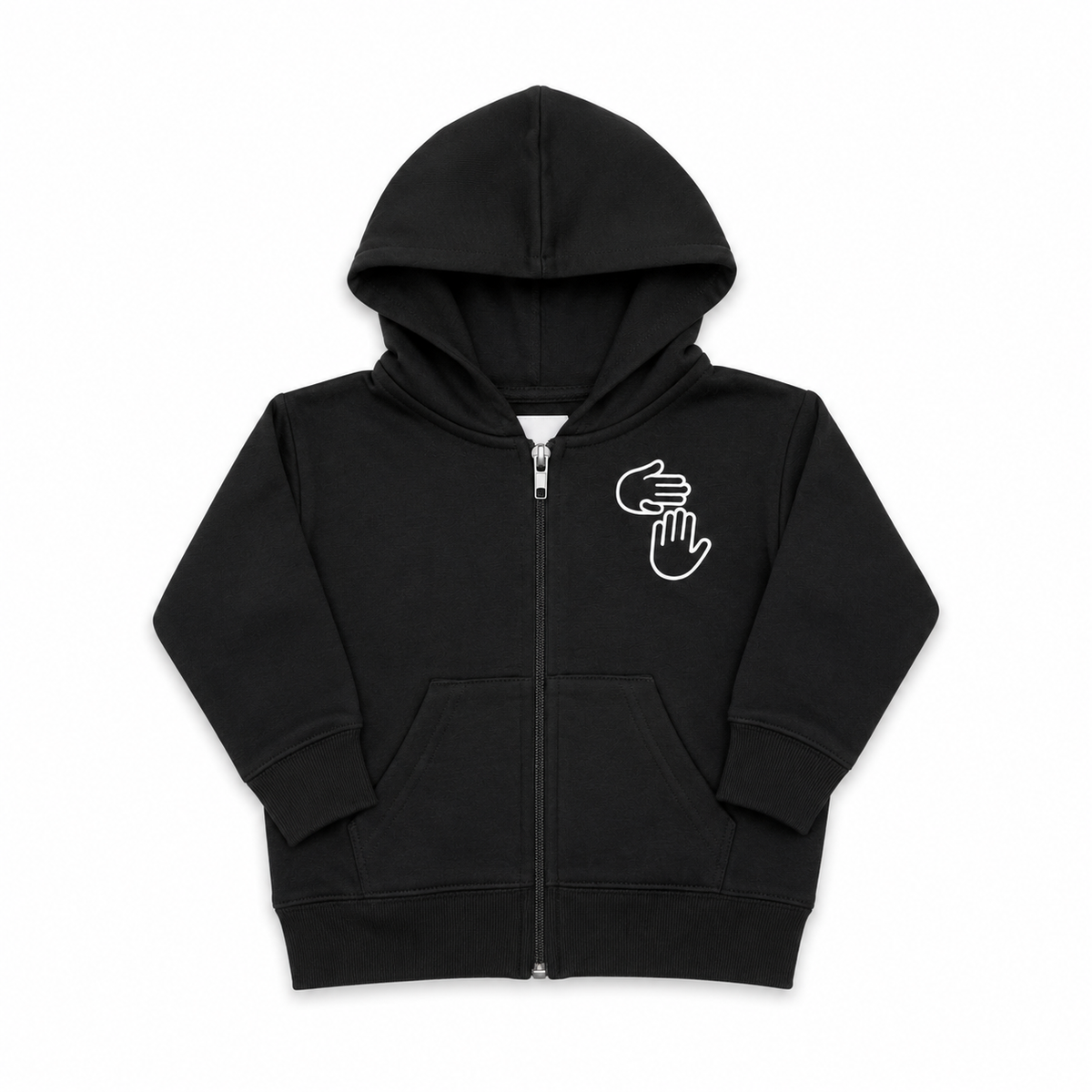 Michigan Hands Infant Zip Hoodie (Black)