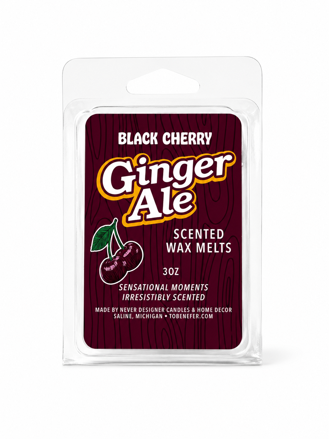 Black Cherry Ginger Ale Wax Melt