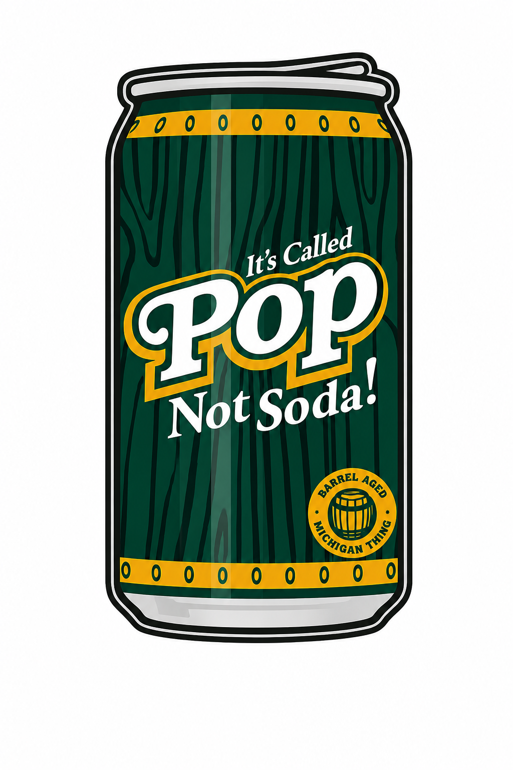 It's Called Pop Not Soda Sticker