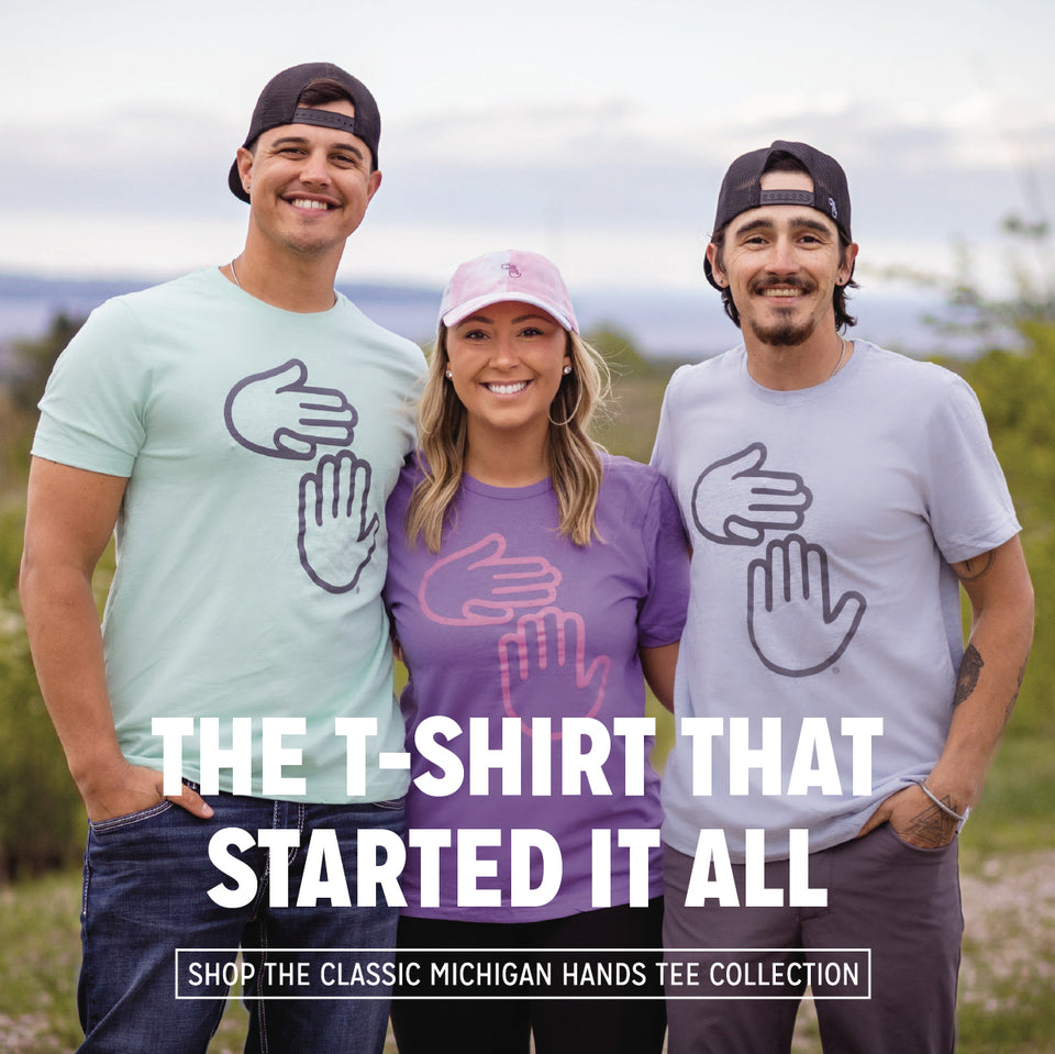 Michigan T-Shirts and Gifts // Home of the Original Michigan Hands Tee