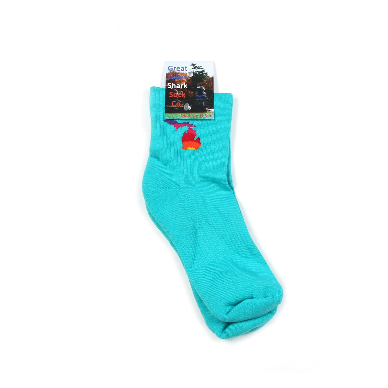 Mi Sunset Athletic 1/4 Crew Socks