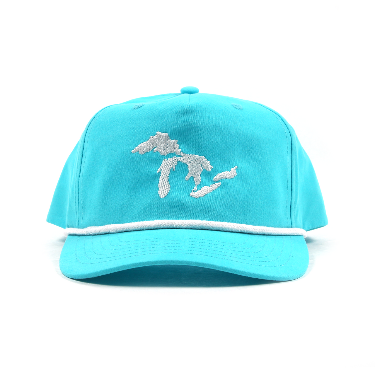 Great Lakes Rope Hat (Teal & White)