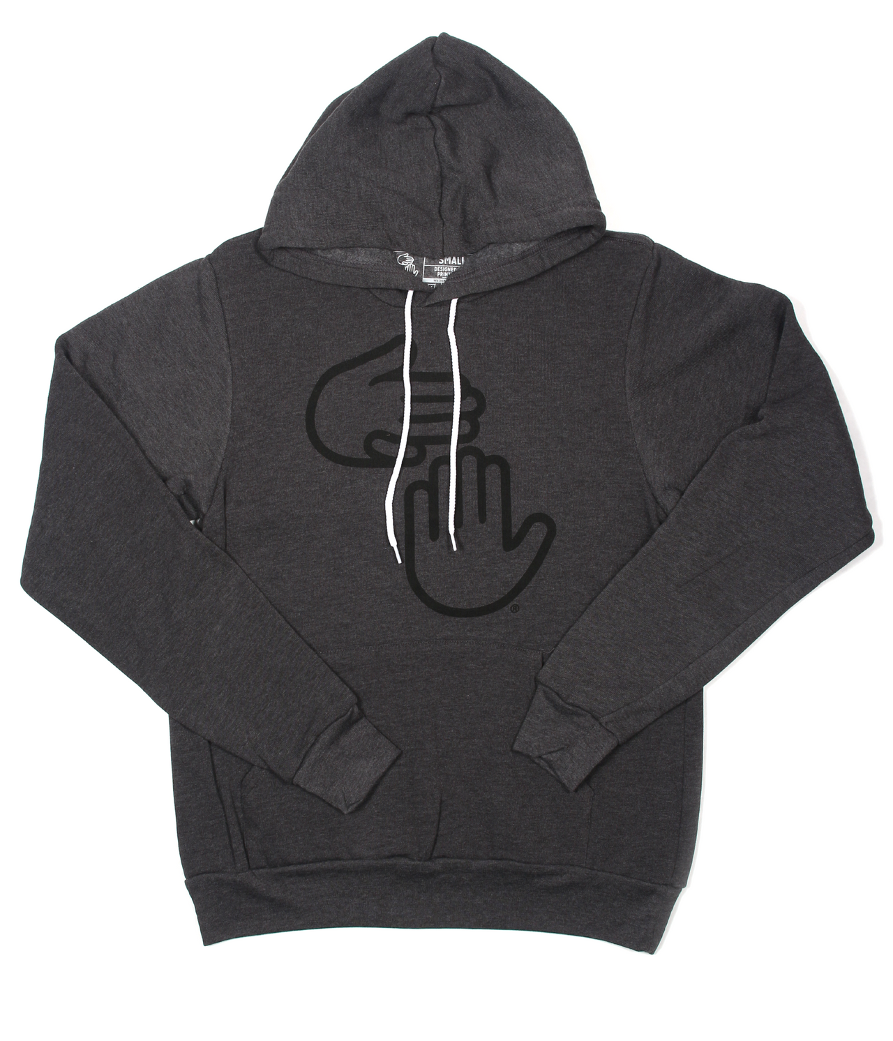 Michigan Hands Pullover Hoodie (Charcoal)