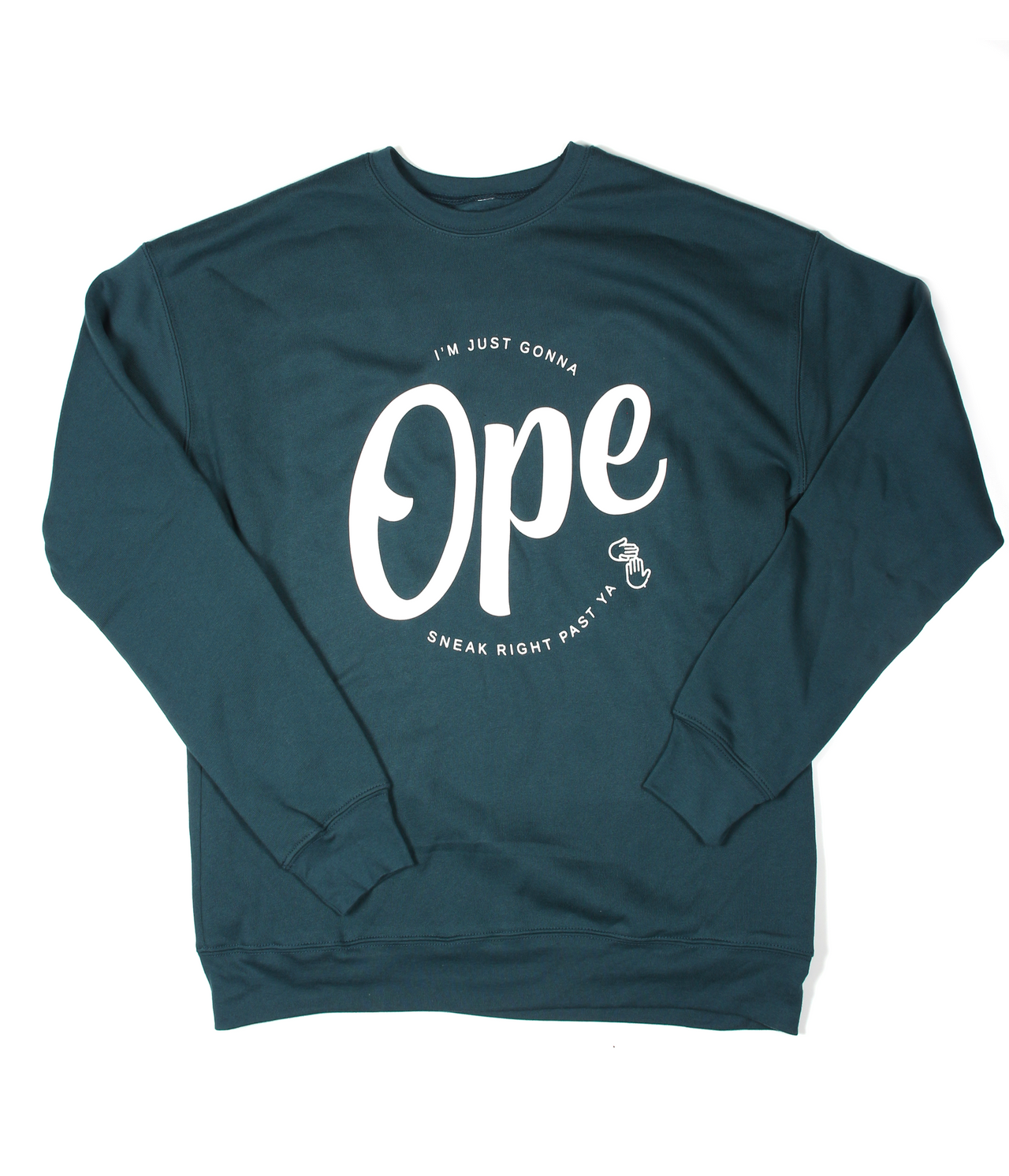 Ope Crewneck Sweatshirt (Deep Teal)