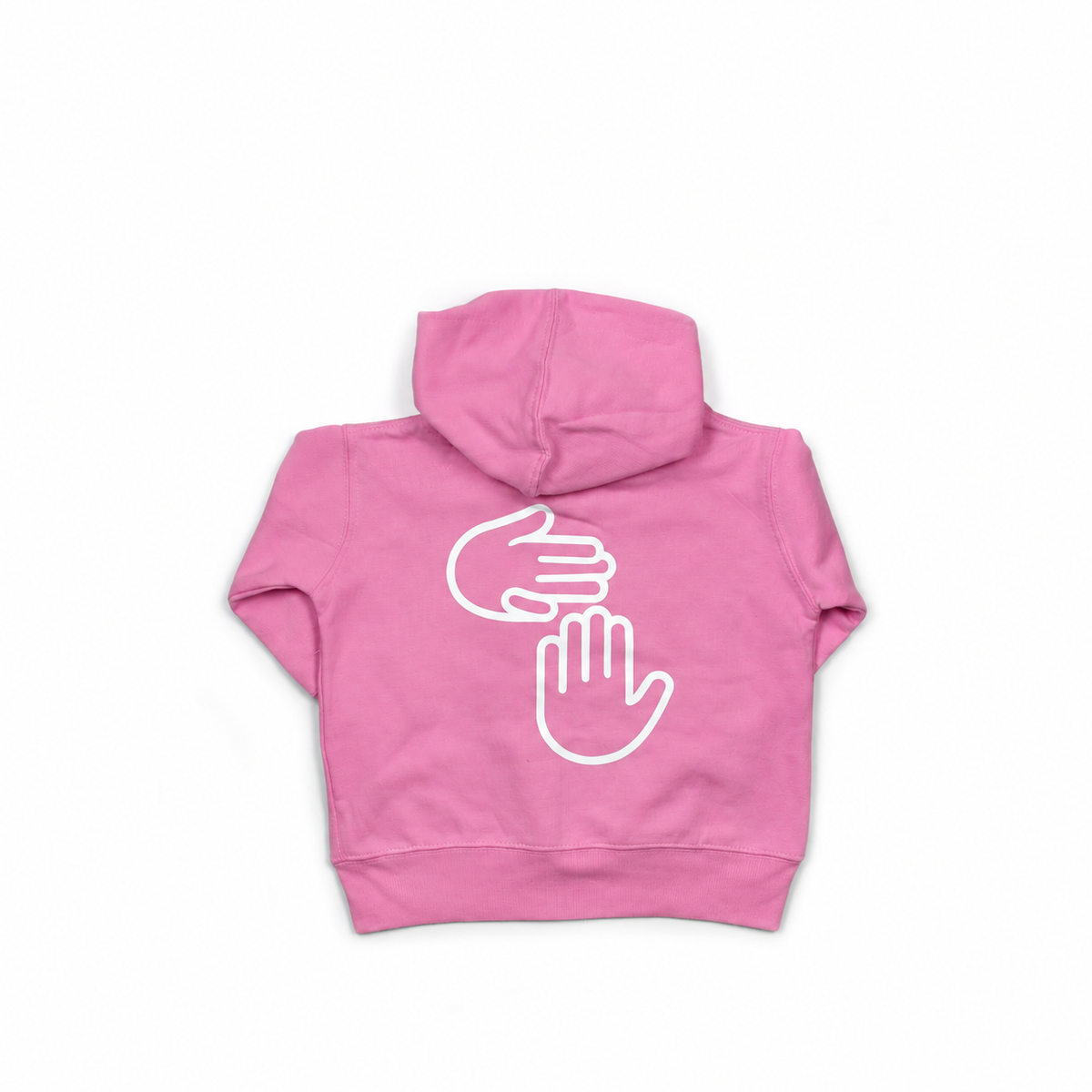 Michigan Hands Toddler Zip Hoodie (Pink)