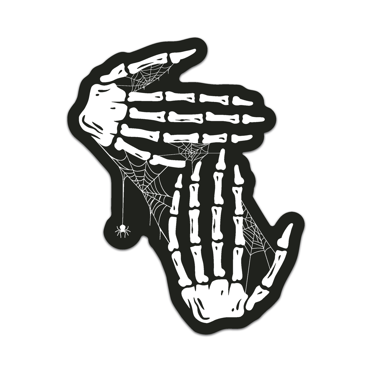Skeleton Hands Sticker