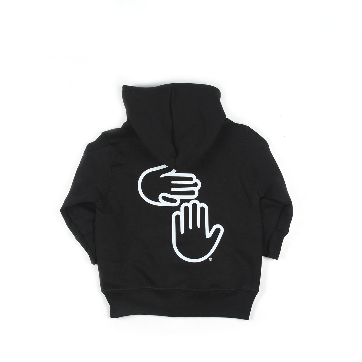 Michigan Hands Toddler Zip Hoodie (Black)