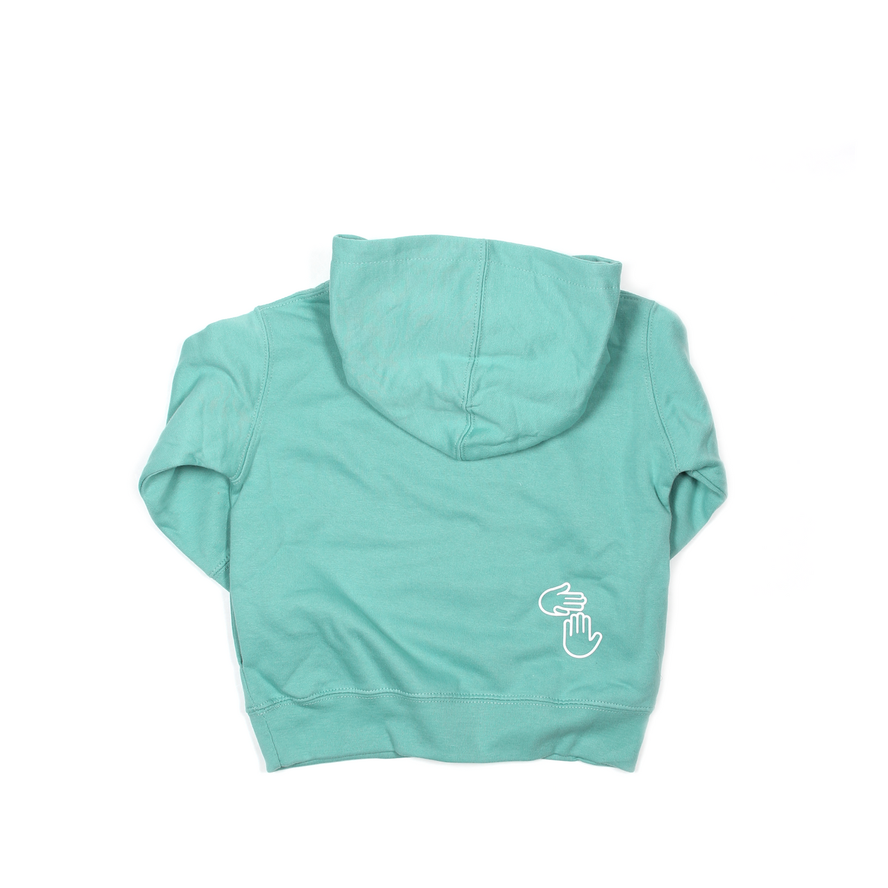 Michigan Hands Toddler Hoodie (Seafoam)