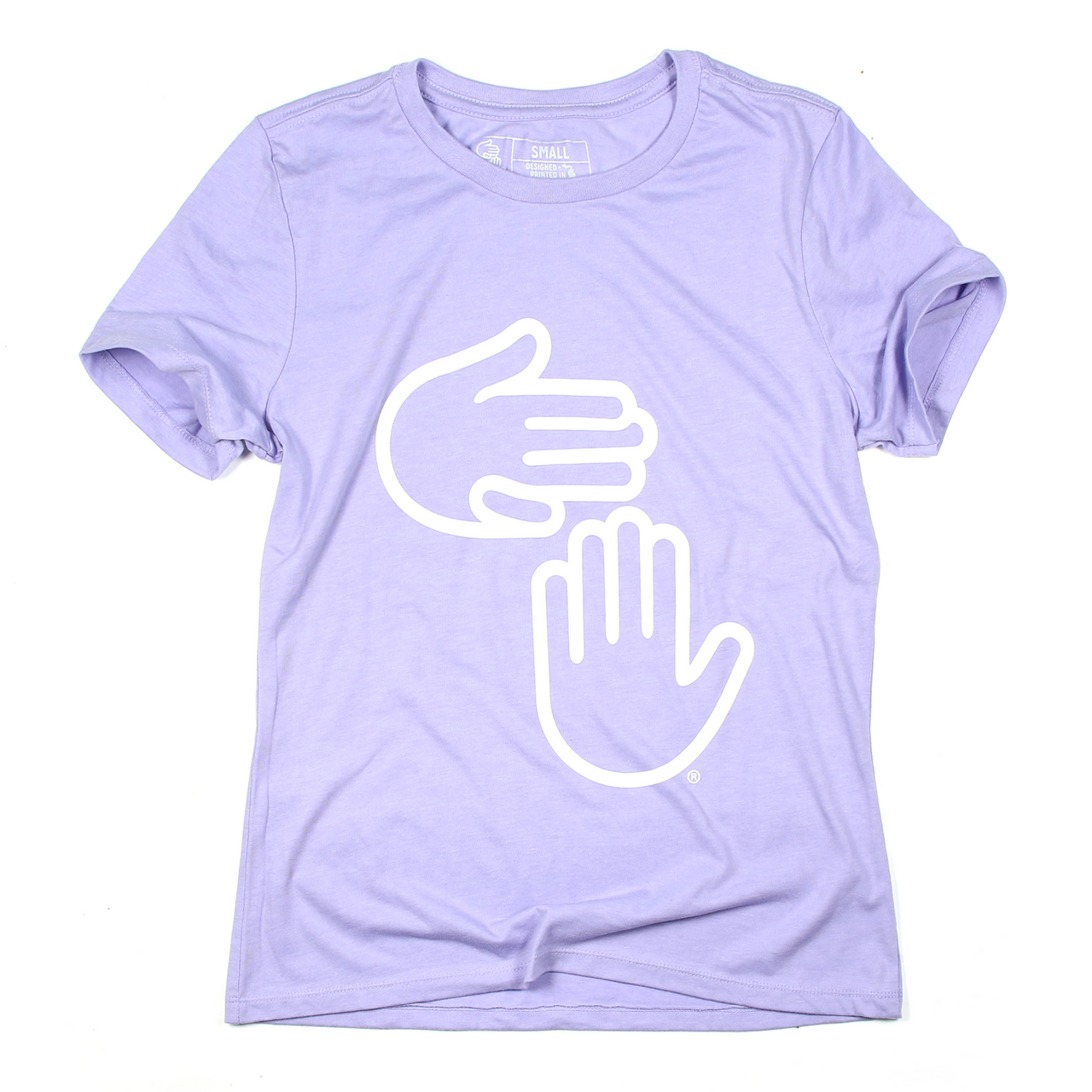 Women's Michigan Hands Tee (Lavender)