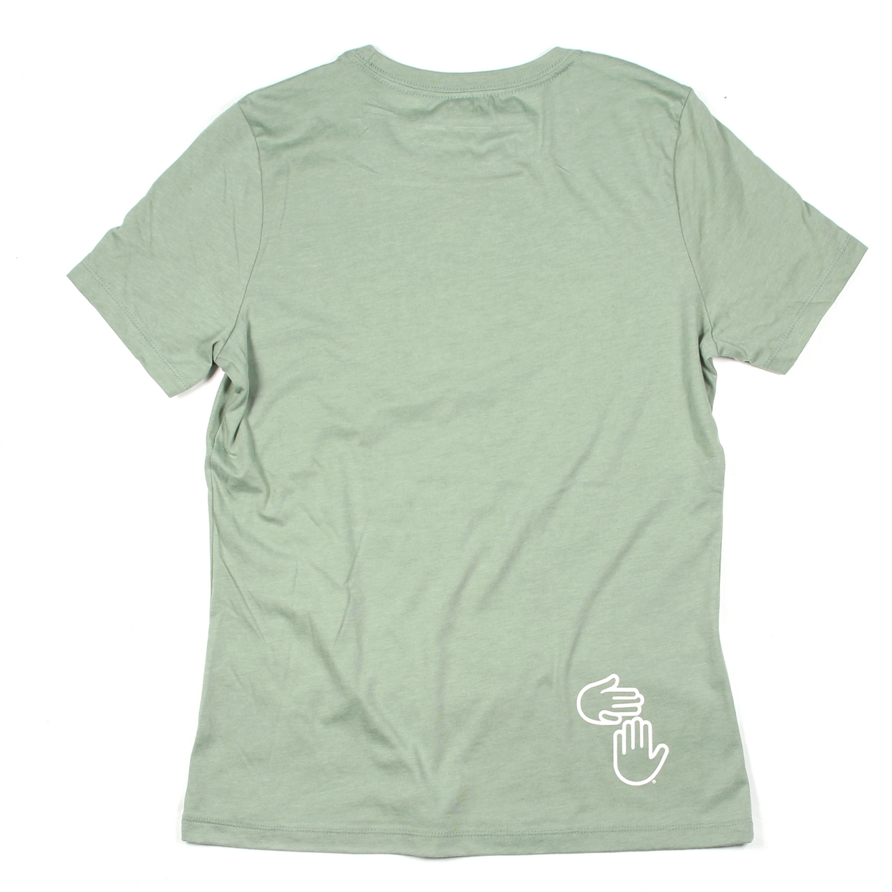 Women's Michigan Hands Tee (Heather Sage)