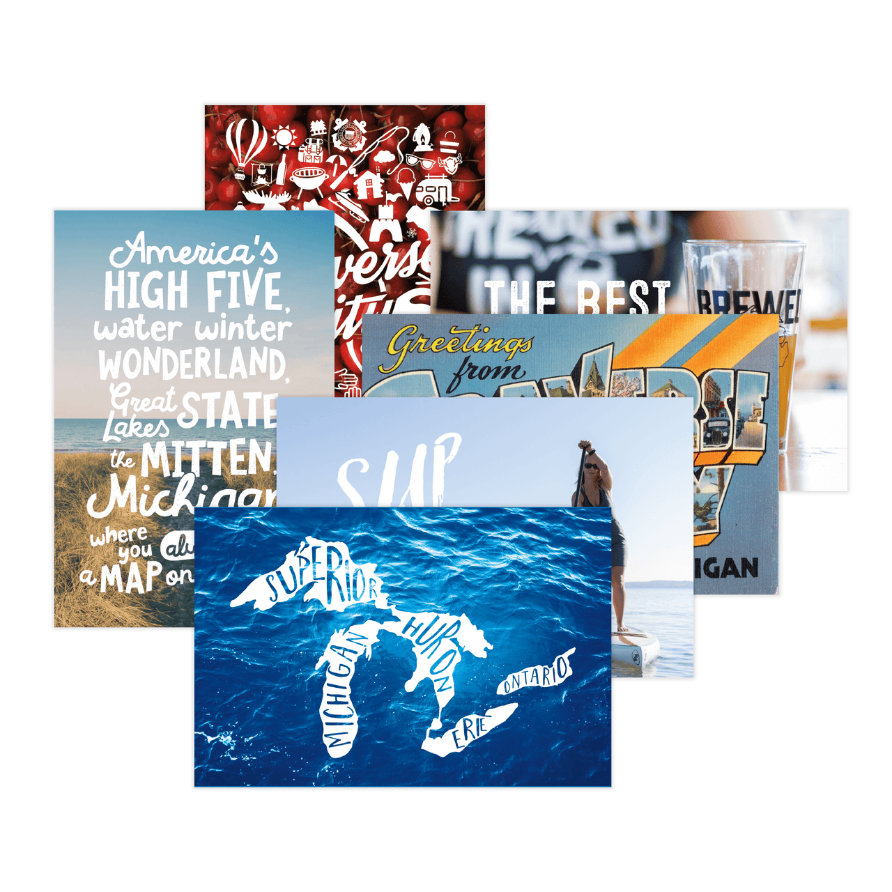 High Five Threads Postcard Collection