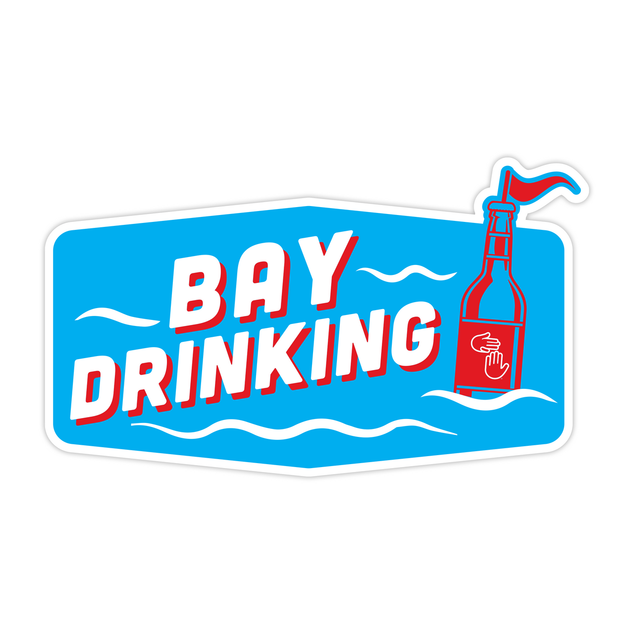 Bay Drinking Sticker