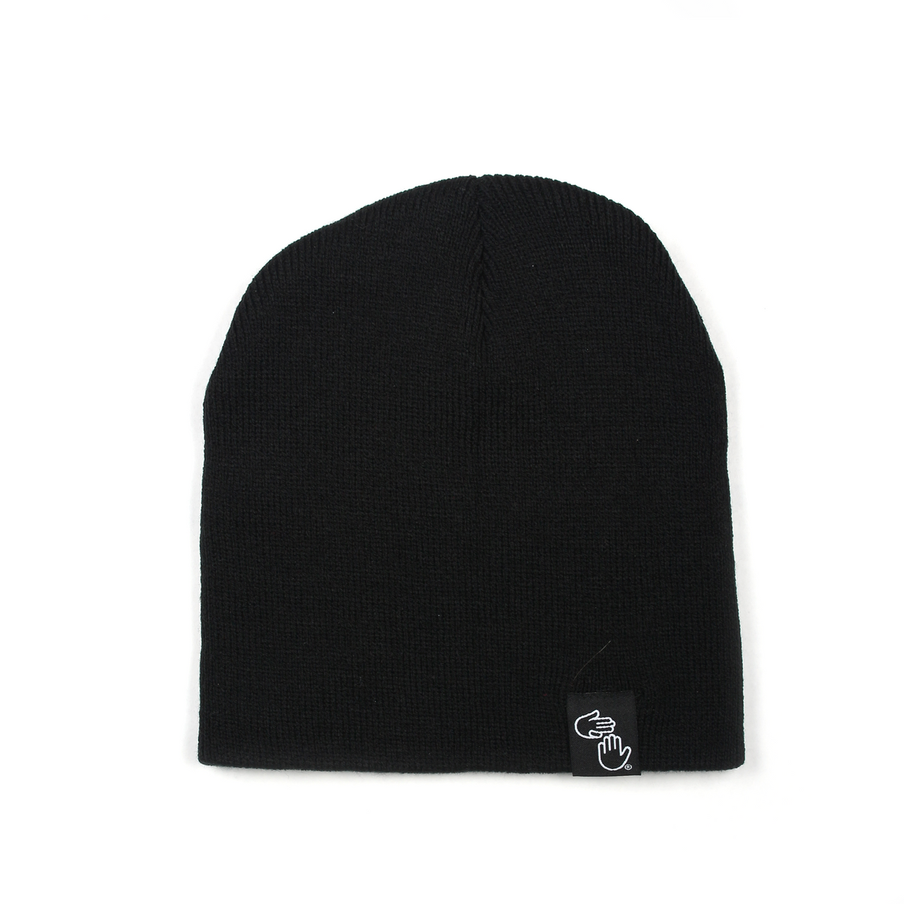 8" Knit Beanie (Black)