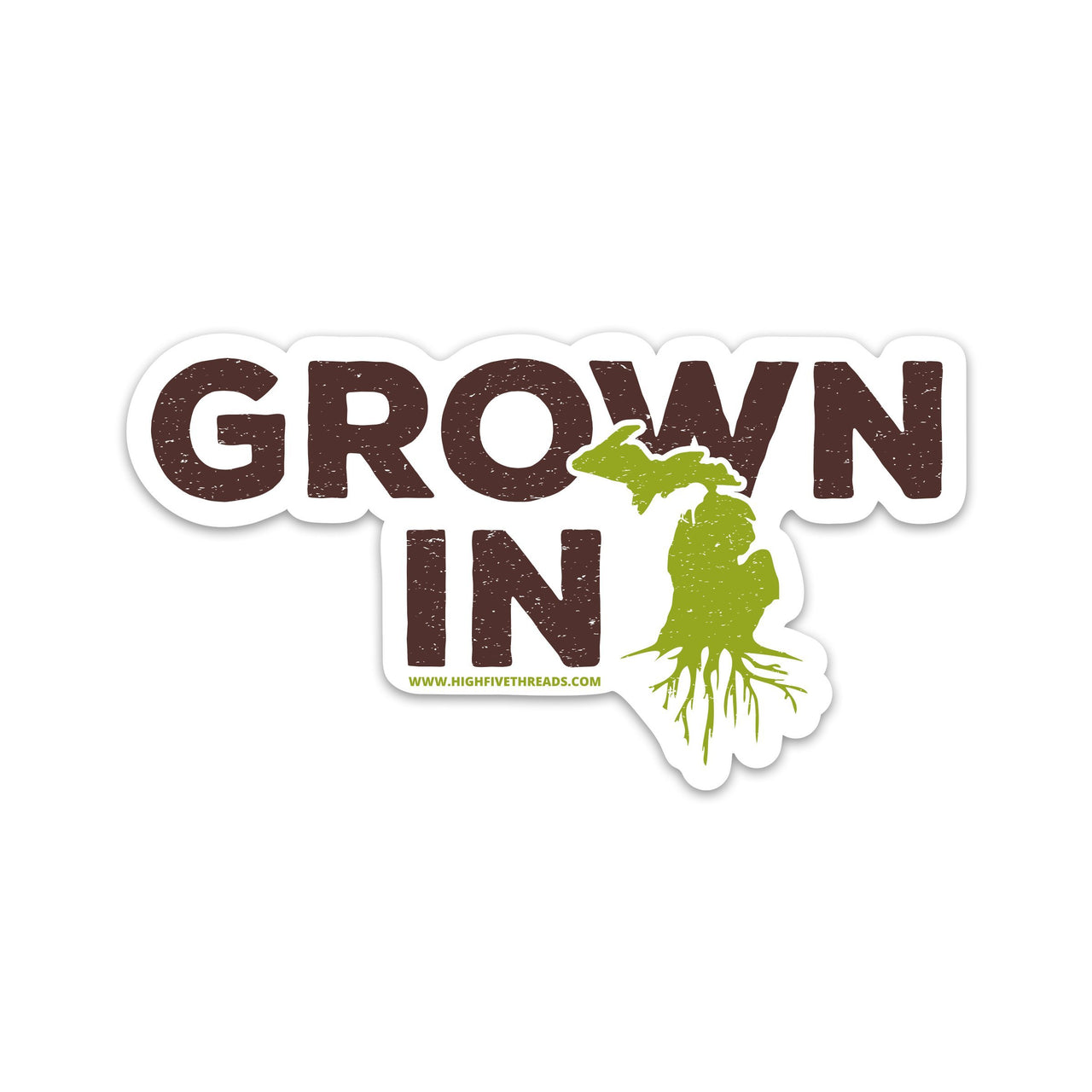 Grown in Michigan Sticker