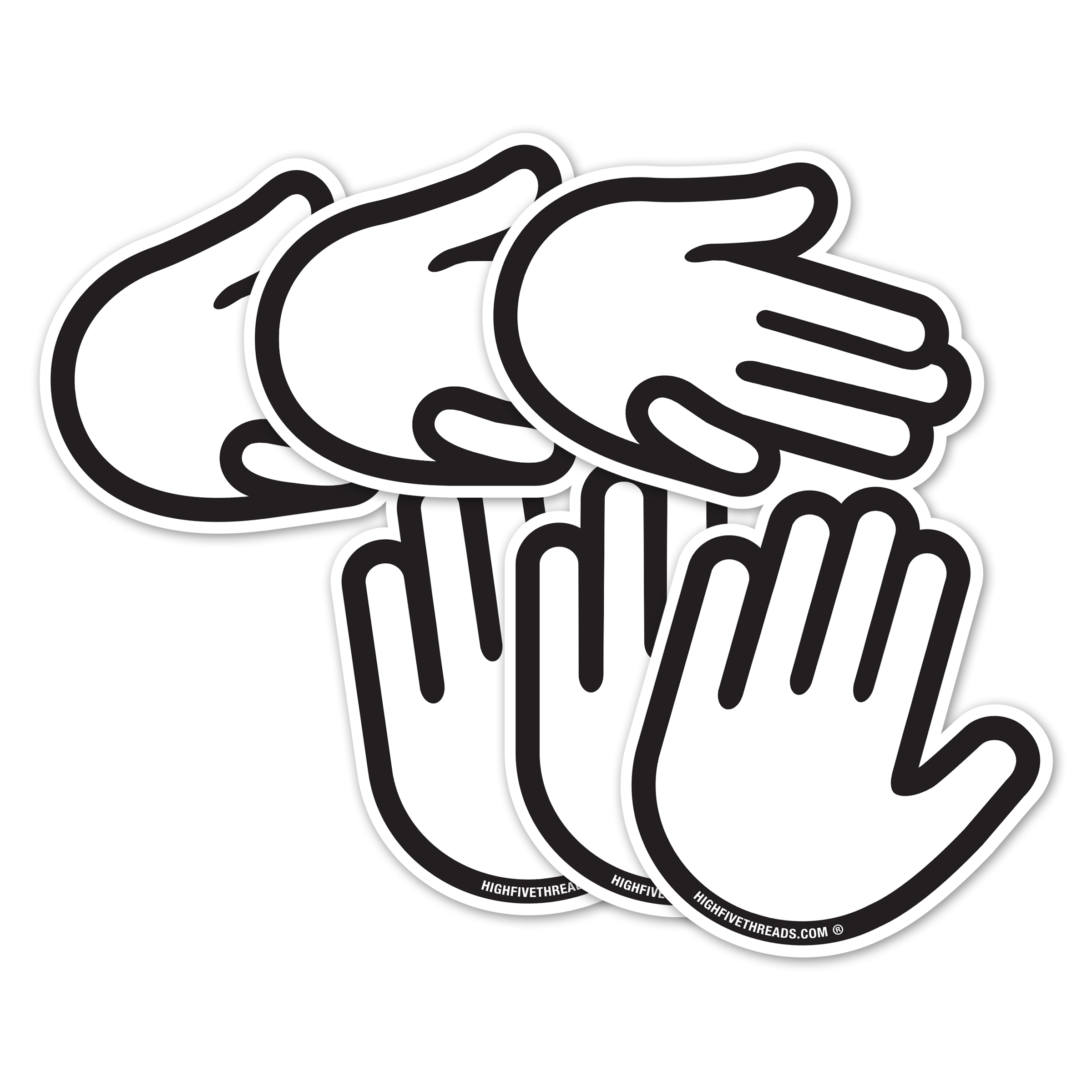 High Five Hand Drawing