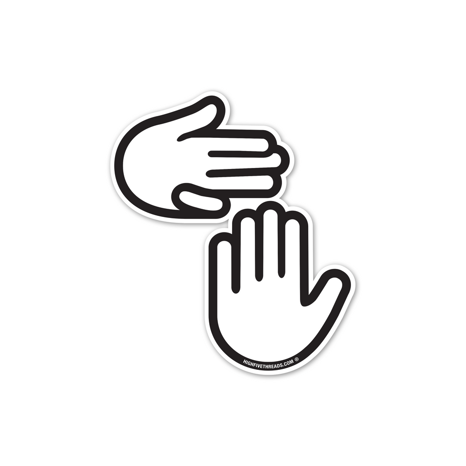 Classic Michigan Hands Sticker (Large)
