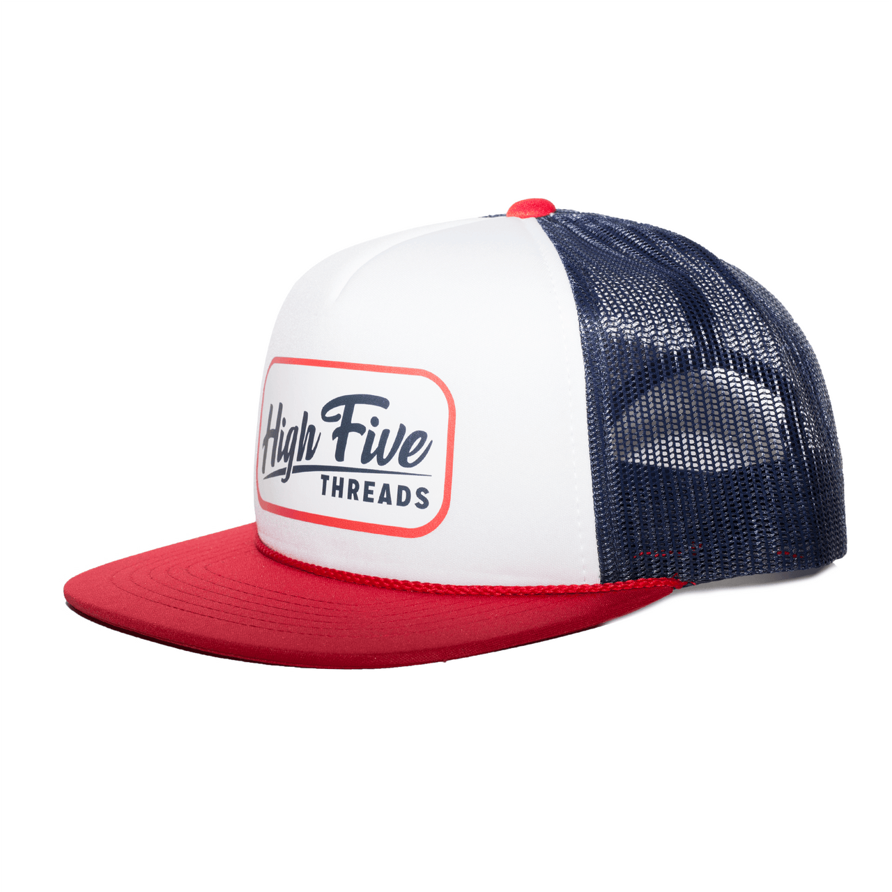 Red, White and Blue Trucker