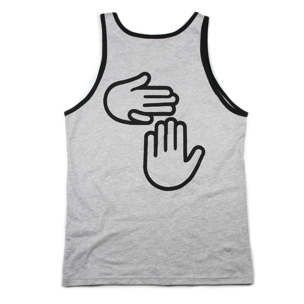 Michigan Hands Tank (Grey + Black)