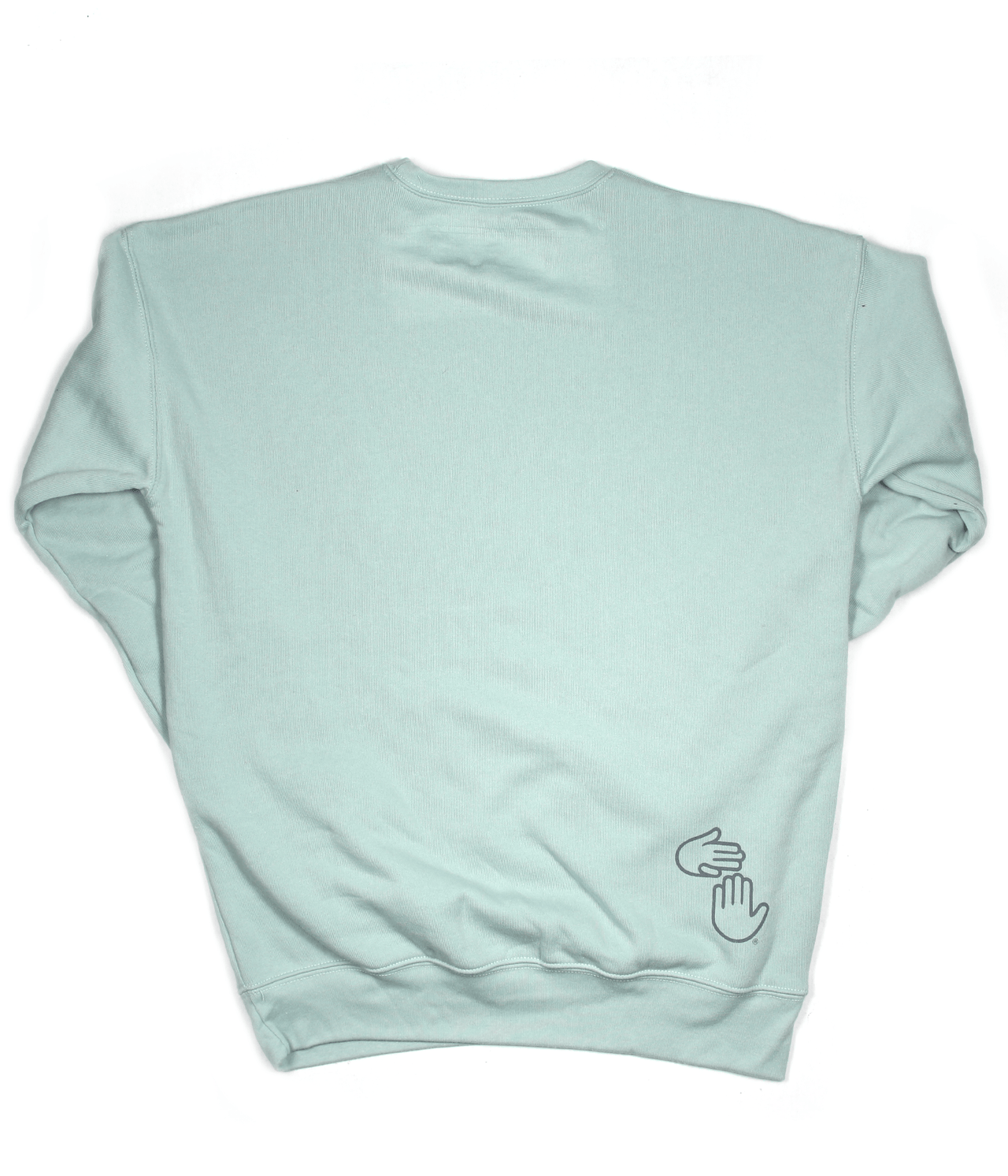 Michigan Hands Crewneck (Dusty Mint)