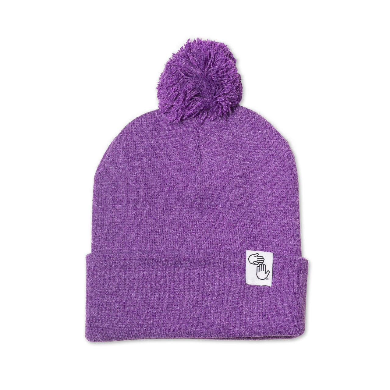 Pom Beanie (Vintage Purple)