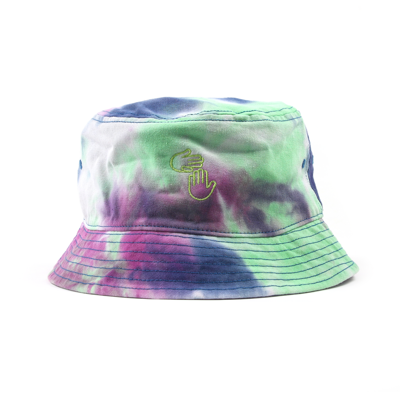 Michigan Hands Bucket Hat (Purple/Lime)