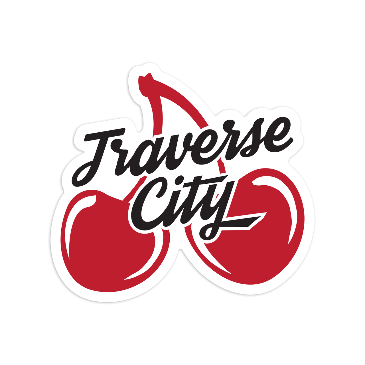 Traverse City Cherries Sticker