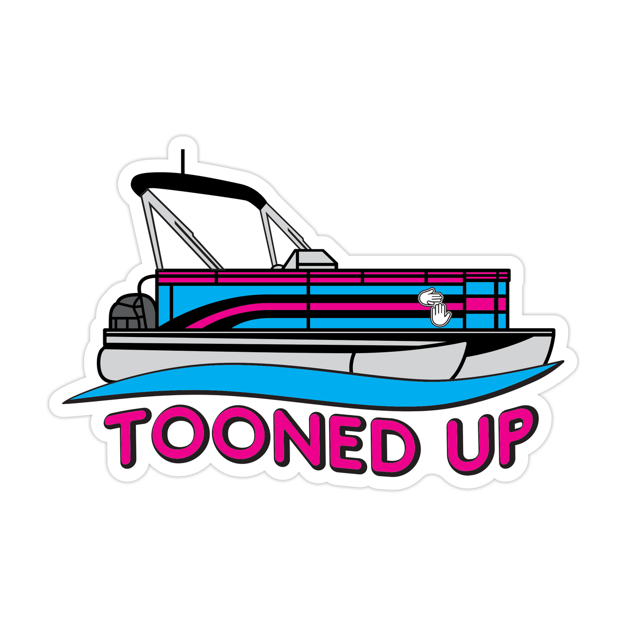 Tooned Up Sticker