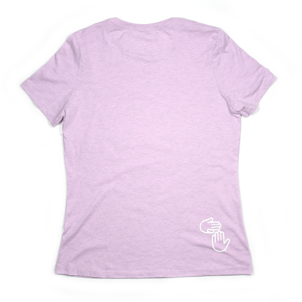 Women's Michigan Hands Tee (Heather Lilac)