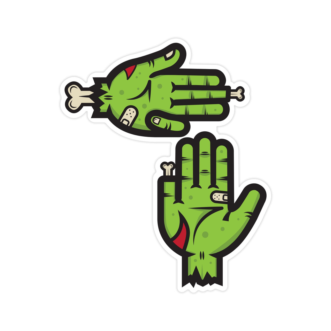 Zombie Hands Sticker