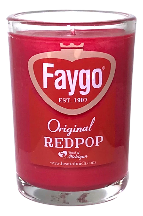 Faygo Red Pop Candle